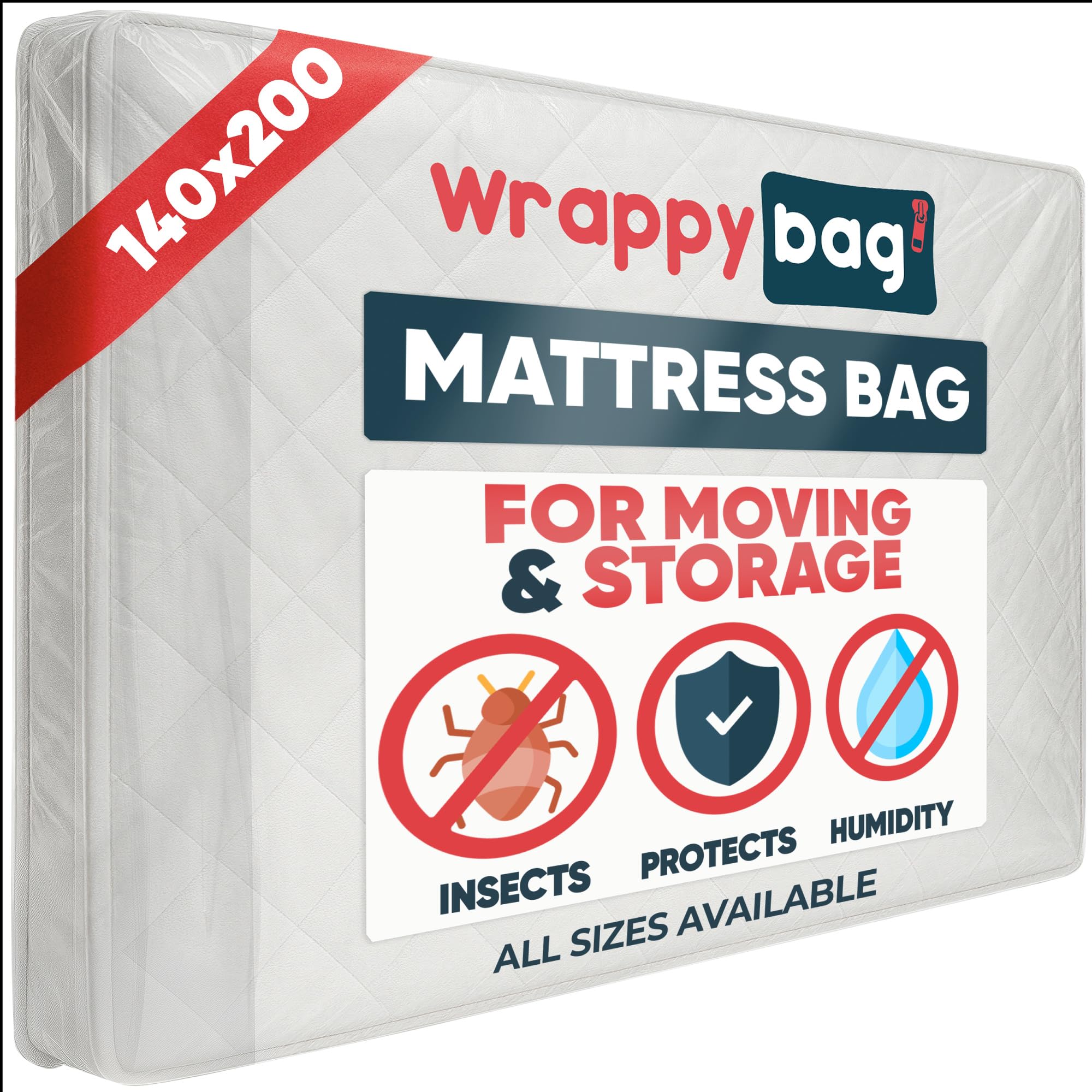 Housse matelas plastique 140x200